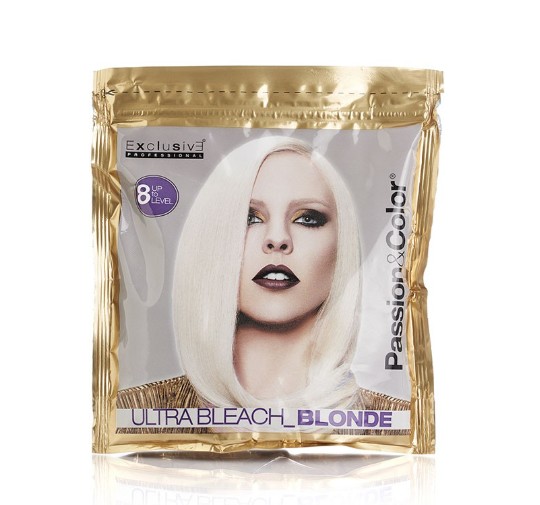 DECOLORACIÓN ULTRA BLONDE 8 LEVEL 500 GR. PASSION&COLOR EXCLUSIVE PROFESIONAL