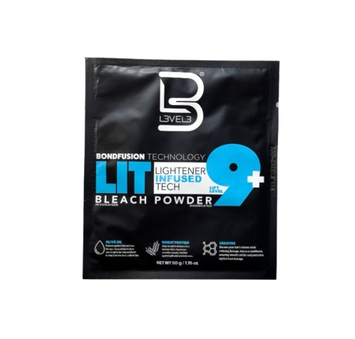 LIT BLEACH POWDER 9 TONOS 50GR. L3VEL3